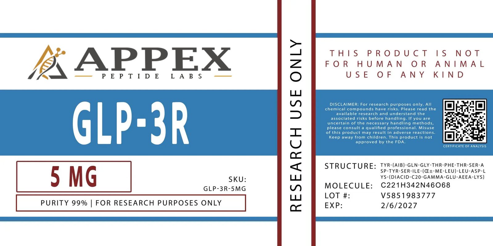 Buy GLP-3R Peptide