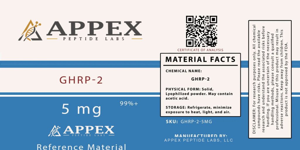 High-purity GHRP-2 Peptide