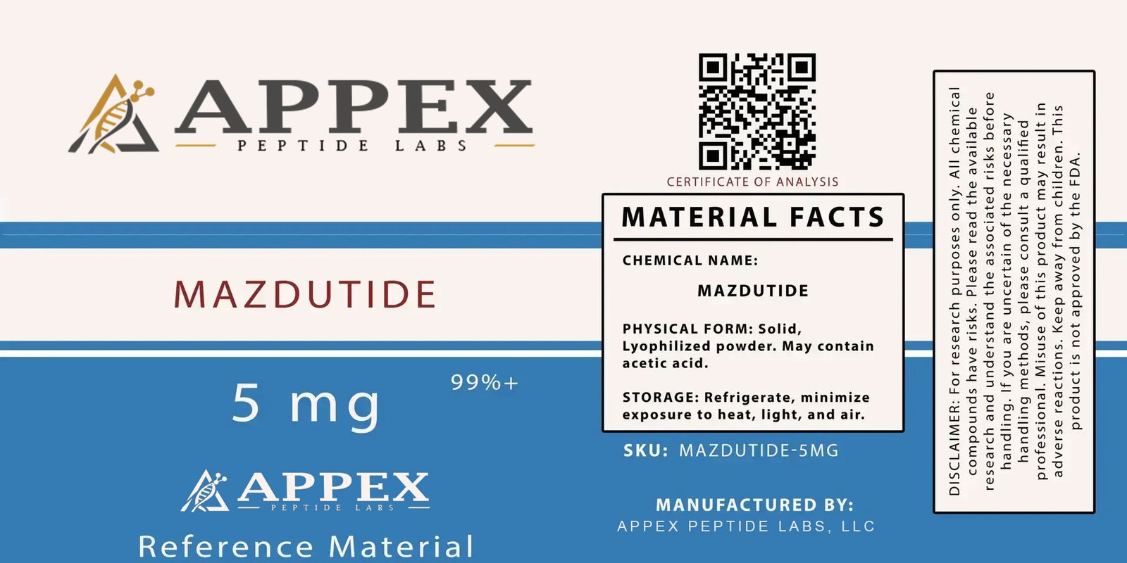 Mazdutide-Peptide-5mg