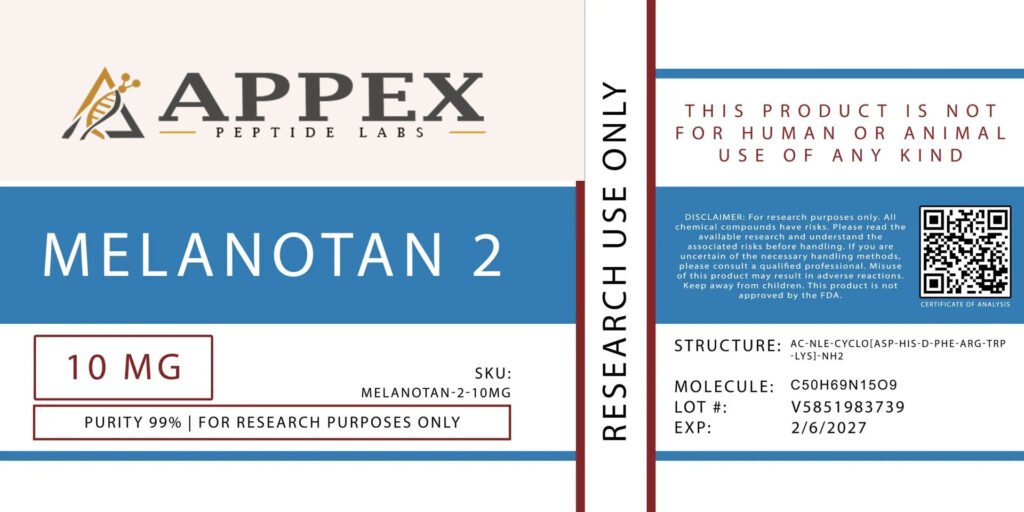 Melanotan 2 (MT-II) Peptide