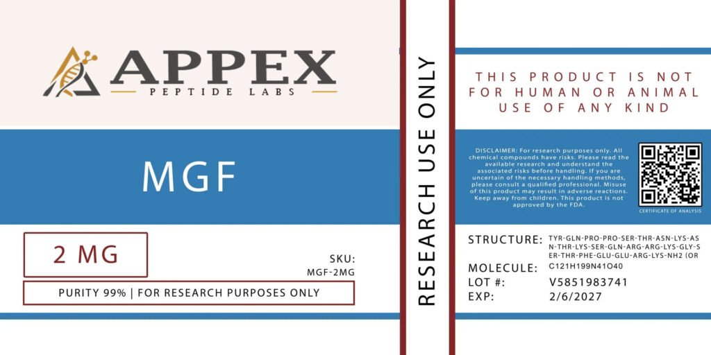 Mgf mechano growth factor peptide dosage
