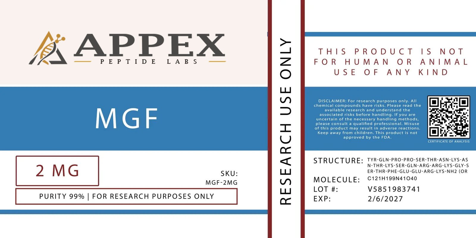 Mgf mechano growth factor peptide dosage