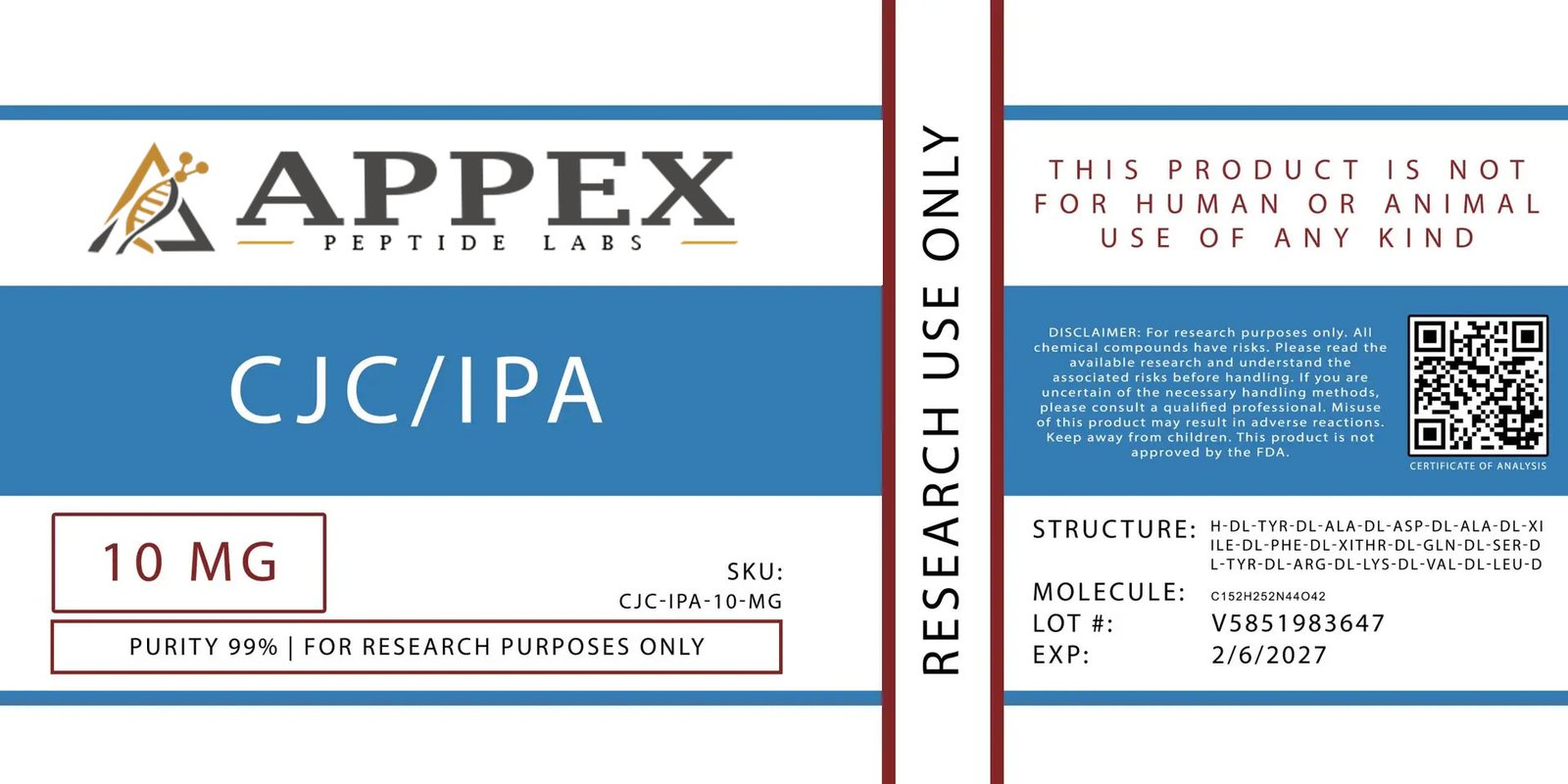 Buy CJC-1295 + Ipamorelin Blend 10mg